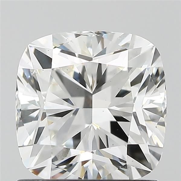 1.26ct F VS2 Rare Carat Ideal Cut Cushion Lab Grown Diamond