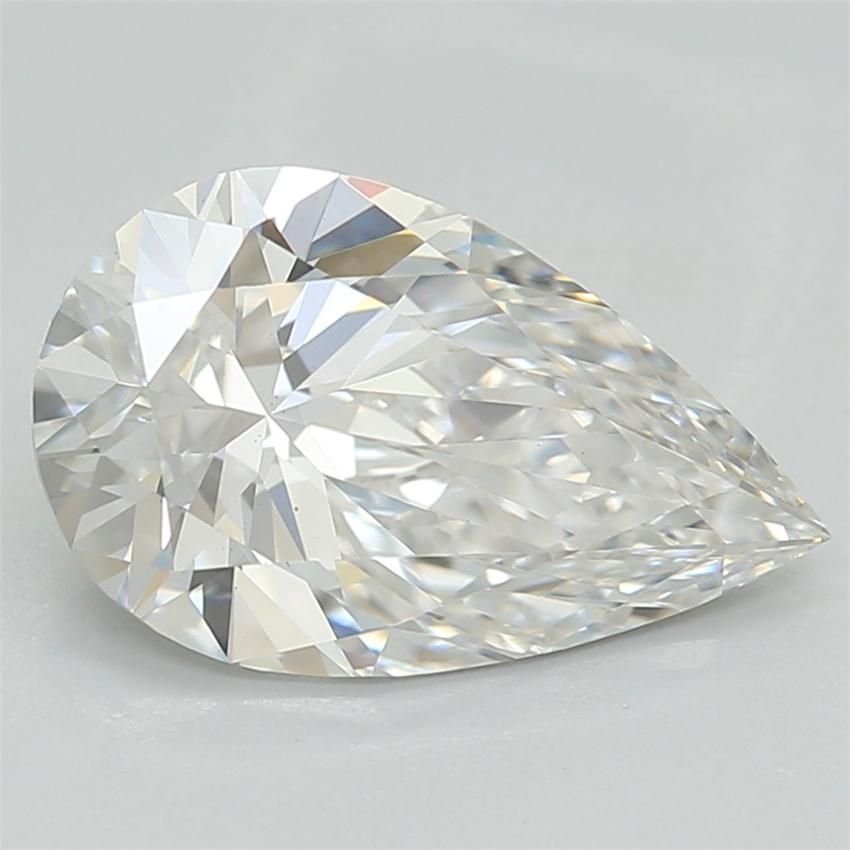 1.09ct F VS1 Rare Carat Ideal Cut Pear Lab Grown Diamond