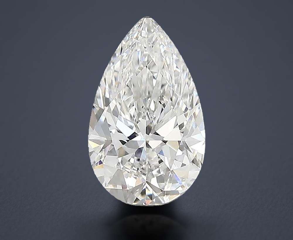 1.54 Carat Pear Lab Diamond