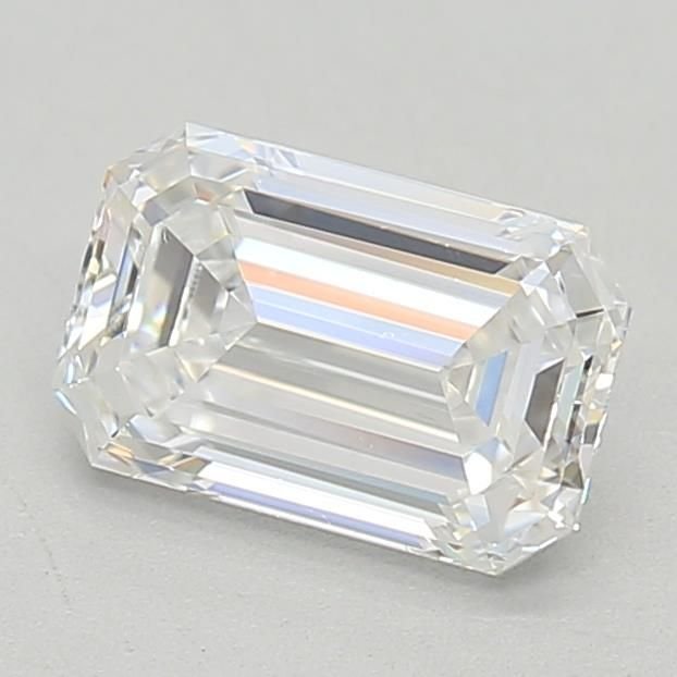 0.75ct E IF Rare Carat Ideal Cut Emerald Lab Grown Diamond