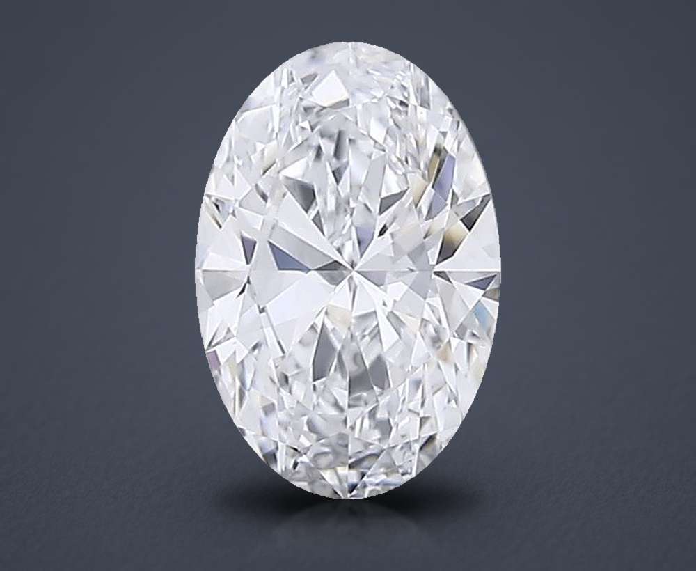 0.80 Carat Oval Lab Diamond