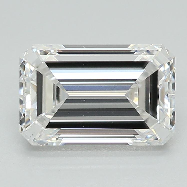 1.07ct E VS1 Rare Carat Ideal Cut Emerald Lab Grown Diamond
