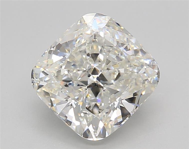 3.02ct F VVS2 Rare Carat Ideal Cut Cushion Lab Grown Diamond