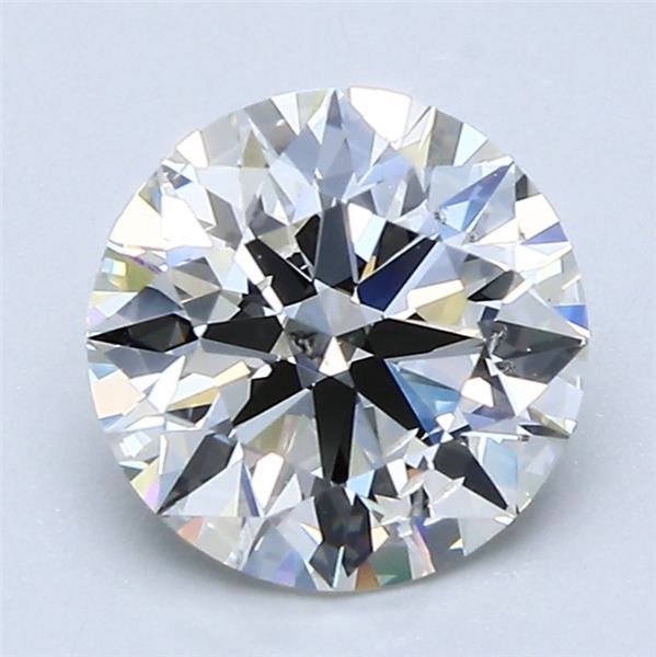 1.70ct J SI2 Rare Carat Ideal Cut Round Diamond