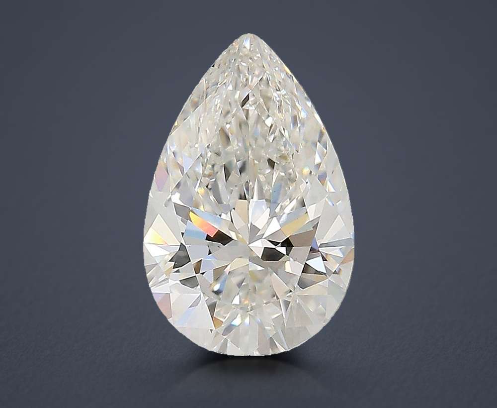 2.57 Carat Pear Lab Diamond