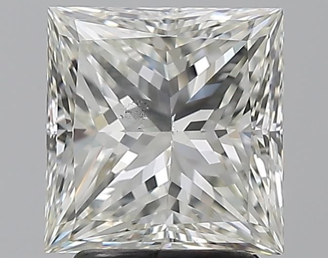 2.52ct J SI1 Very Good Cut Princess Diamond