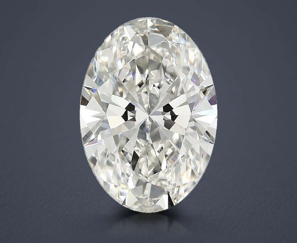 3.90 Carat Oval Lab Diamond