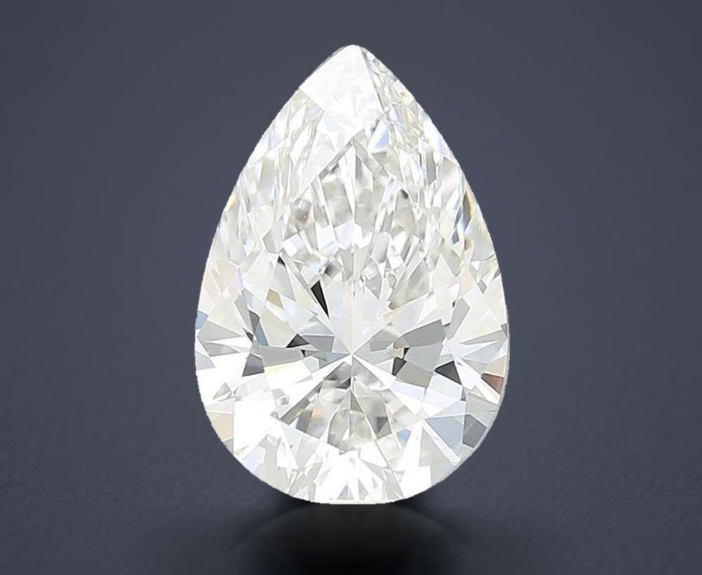 4.46 Carat Pear Lab Diamond