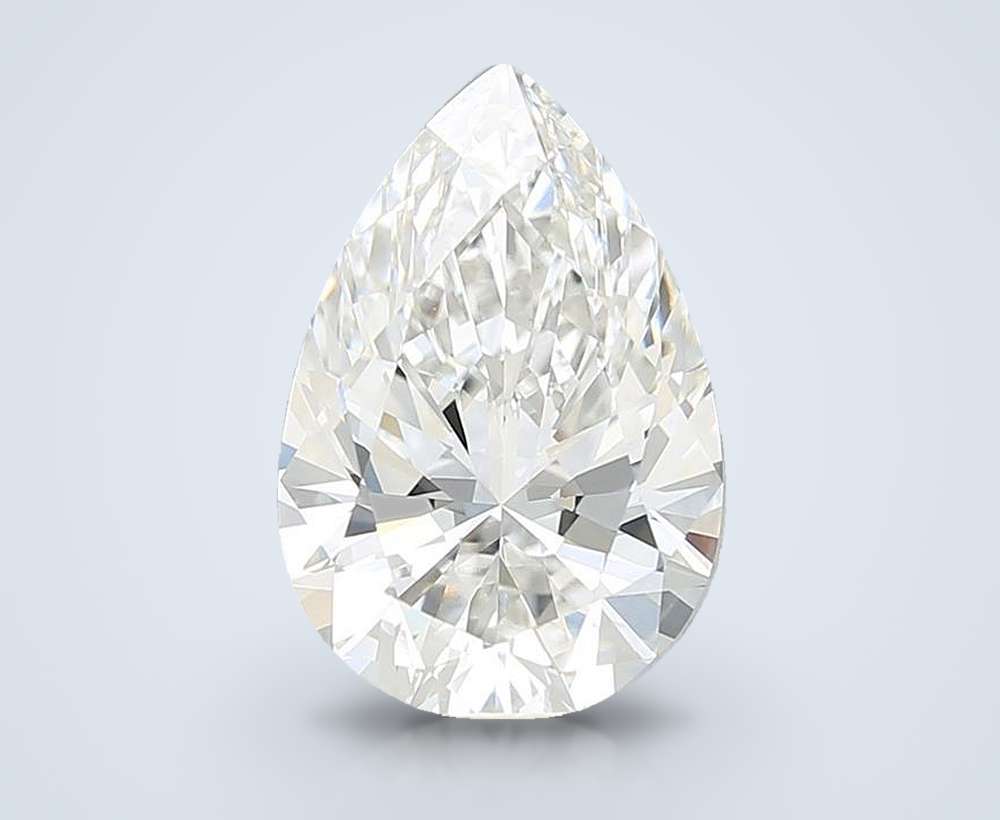 4.46 Carat Pear Lab Diamond