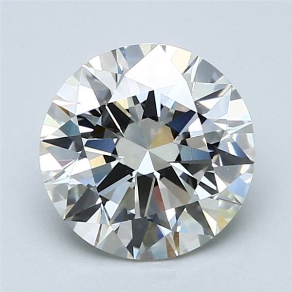 2.50ct J VS1 Rare Carat Ideal Cut Round Diamond