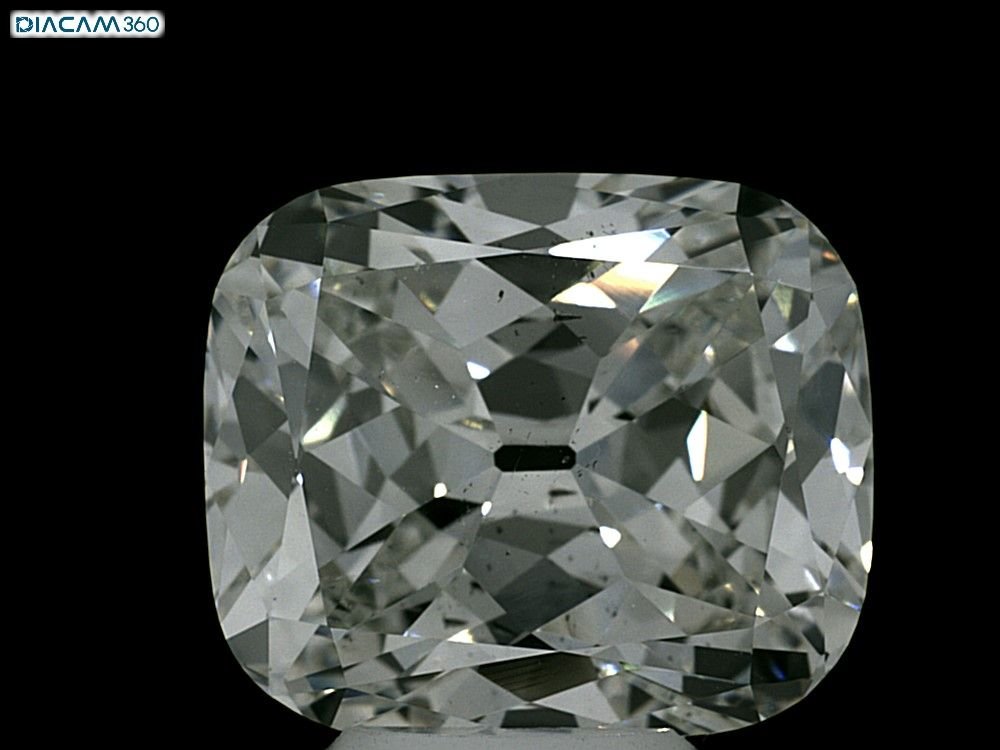 6.16ct G SI1 Very Good Cut Cushion Diamond