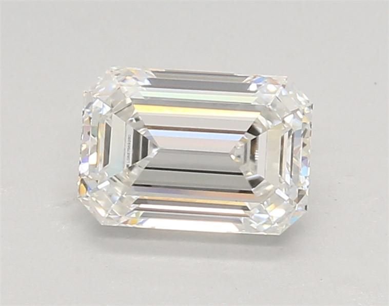 1.33ct F VVS2 Rare Carat Ideal Cut Emerald Lab Grown Diamond