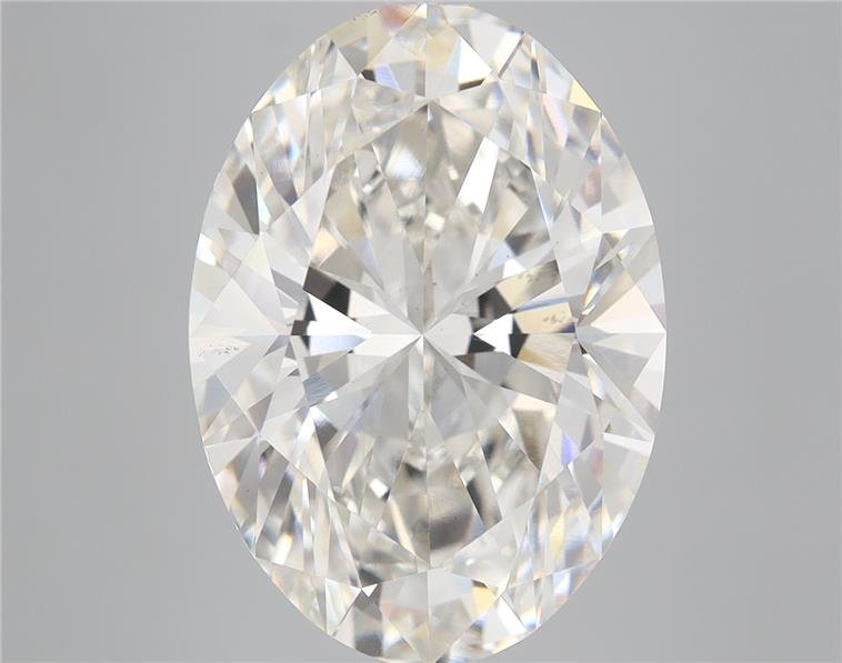 7.75ct H VS2 Rare Carat Ideal Cut Oval Lab Grown Diamond