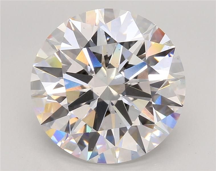8.05ct F VS2 Rare Carat Ideal Cut Round Lab Grown Diamond