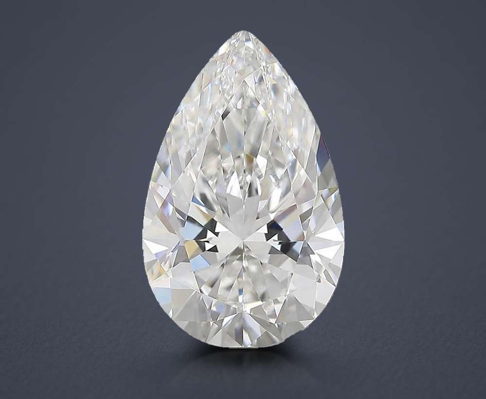 3.52 Carat Pear Lab Diamond