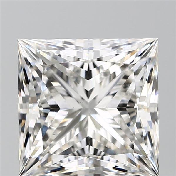 6.76ct F VS1 Rare Carat Ideal Cut Princess Lab Grown Diamond