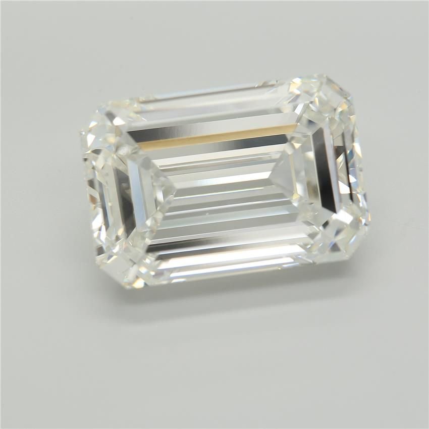 20.39ct G VVS2 Rare Carat Ideal Cut Emerald Lab Grown Diamond