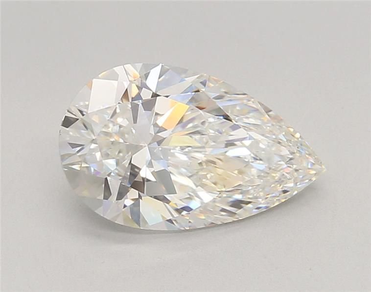 2.50ct G VVS2 Rare Carat Ideal Cut Pear Lab Grown Diamond