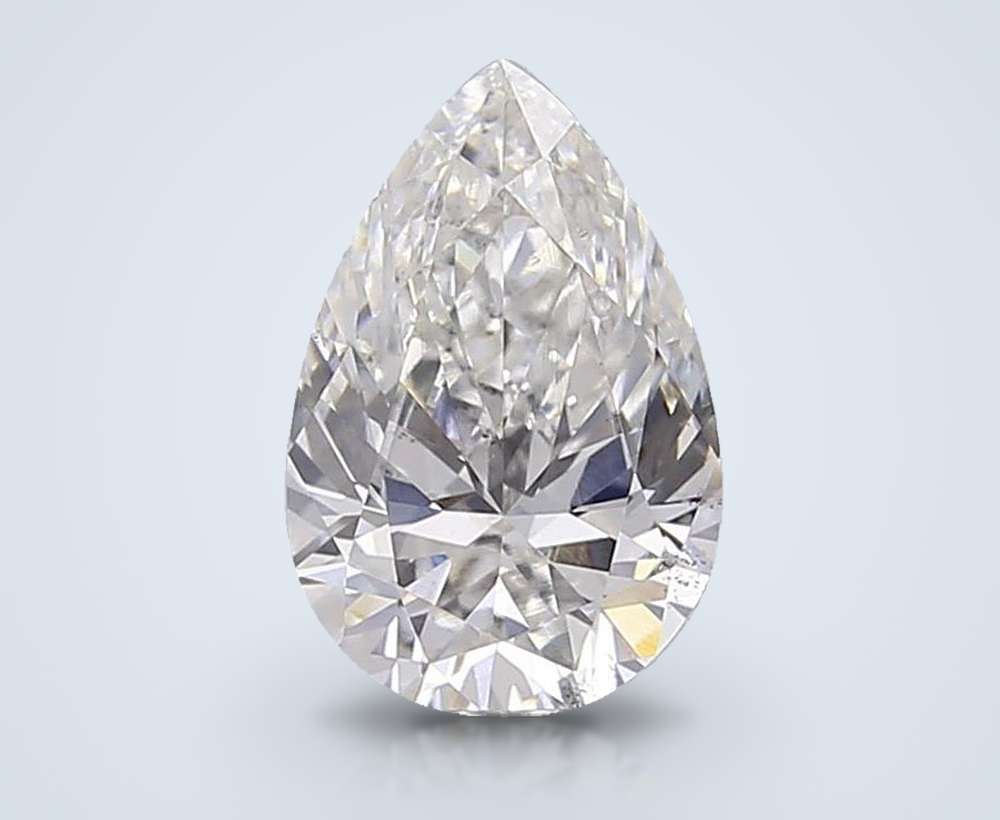 0.58 Carat Pear Lab Diamond
