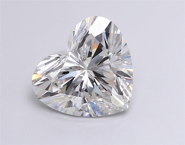 2.33ct G VS2 Rare Carat Ideal Cut Heart Lab Grown Diamond