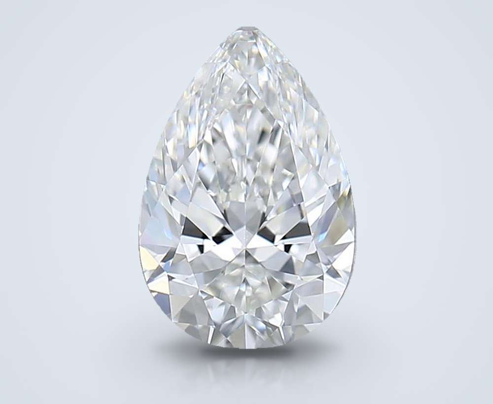0.90 Carat Pear Natural Diamond