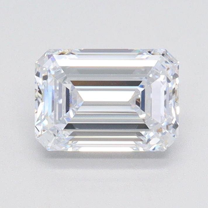 1.02ct F VS2 Rare Carat Ideal Cut Emerald Lab Grown Diamond