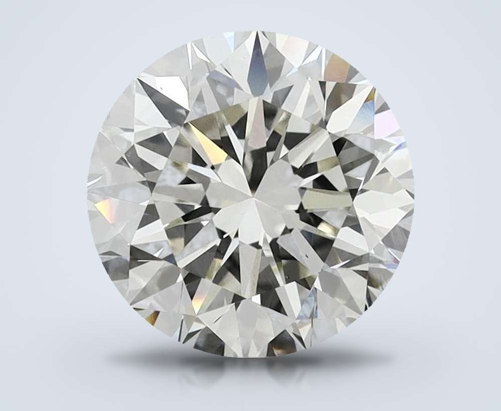 3.71 Carat Round Lab Diamond