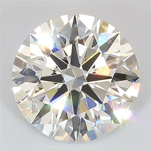 3.15ct J VS2 Rare Carat Ideal Cut Round Lab Grown Diamond