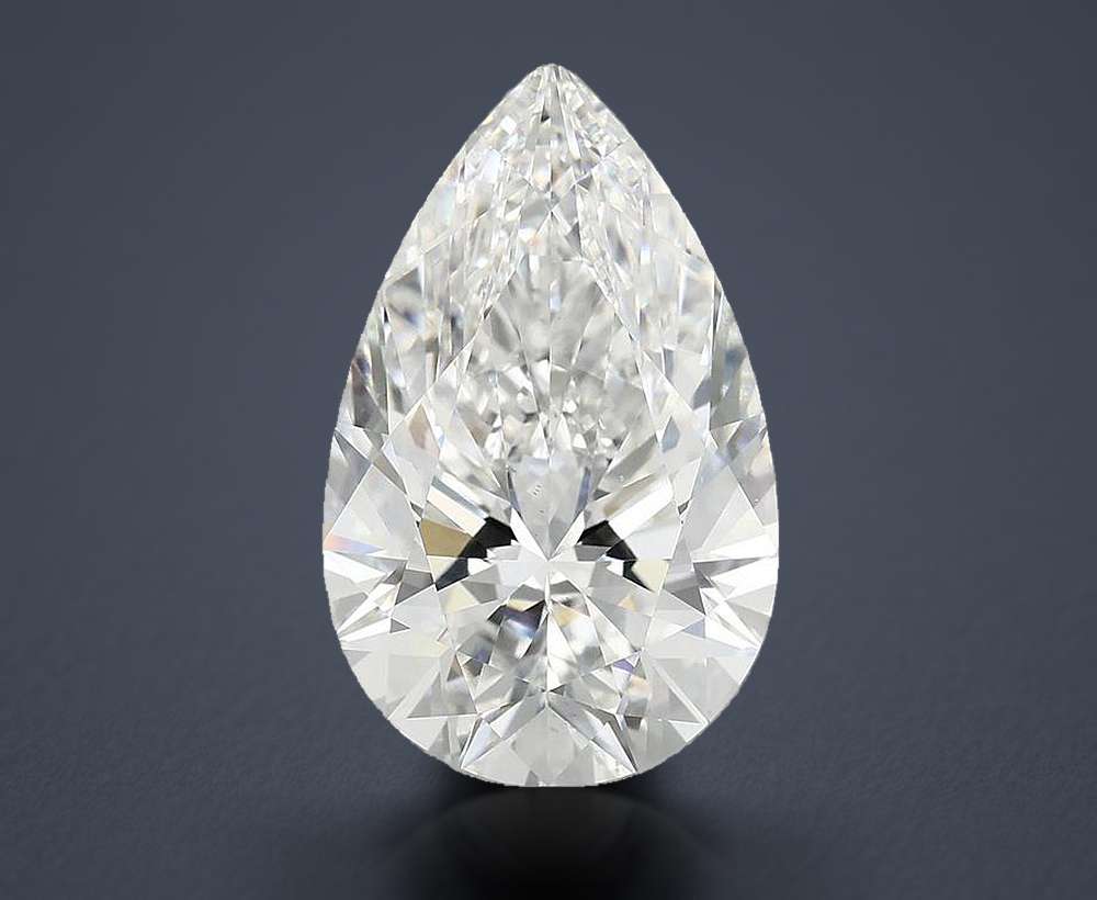 7.58 Carat Pear Lab Diamond