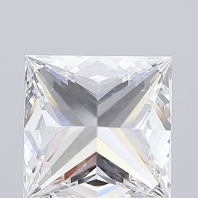 1.58ct E VS1 Rare Carat Ideal Cut Princess Lab Grown Diamond