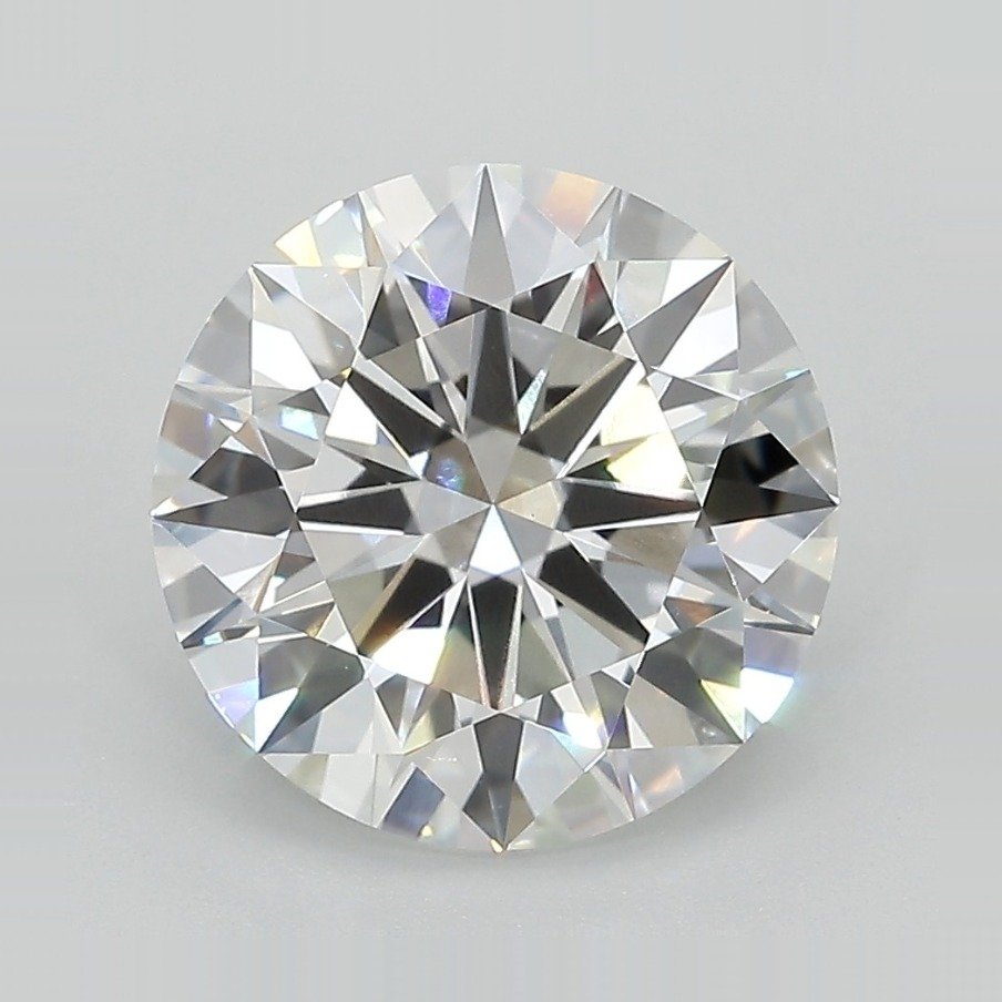 3.82ct E VVS2 Rare Carat Ideal Cut Round Lab Grown Diamond