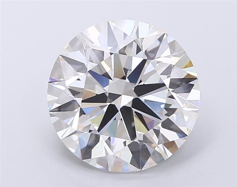 5.02ct F VVS2 Rare Carat Ideal Cut Round Lab Grown Diamond