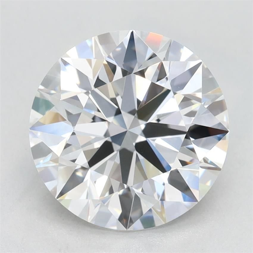2.51ct D VVS1 Rare Carat Ideal Cut Round Lab Grown Diamond