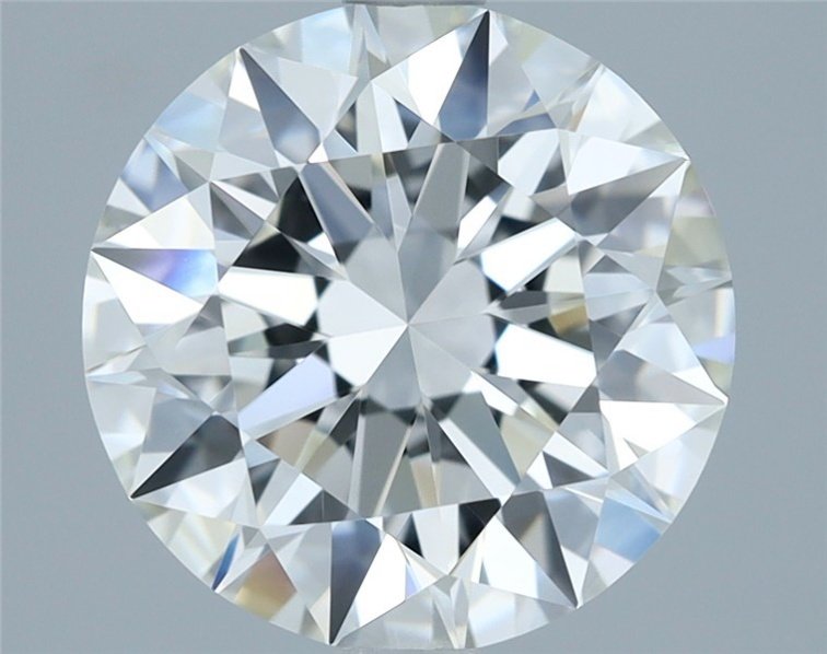 3.02ct F IF Rare Carat Ideal Cut Round Diamond
