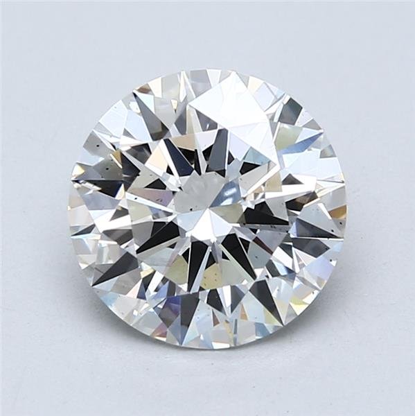 2.69ct E SI1 Rare Carat Ideal Cut Round Lab Grown Diamond