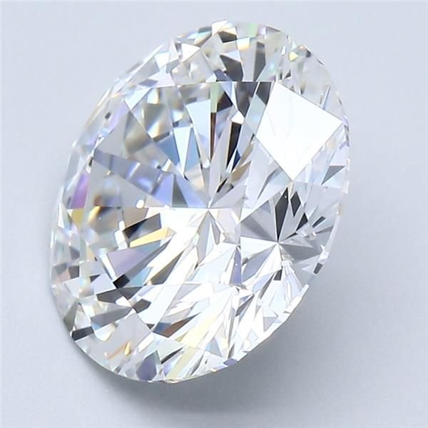 3.73ct E VVS2 Rare Carat Ideal Cut Round Diamond