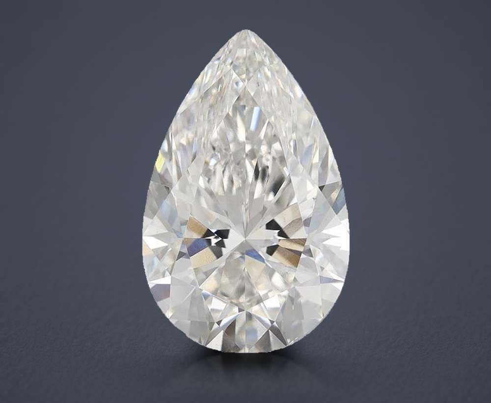 5.66 Carat Pear Lab Diamond