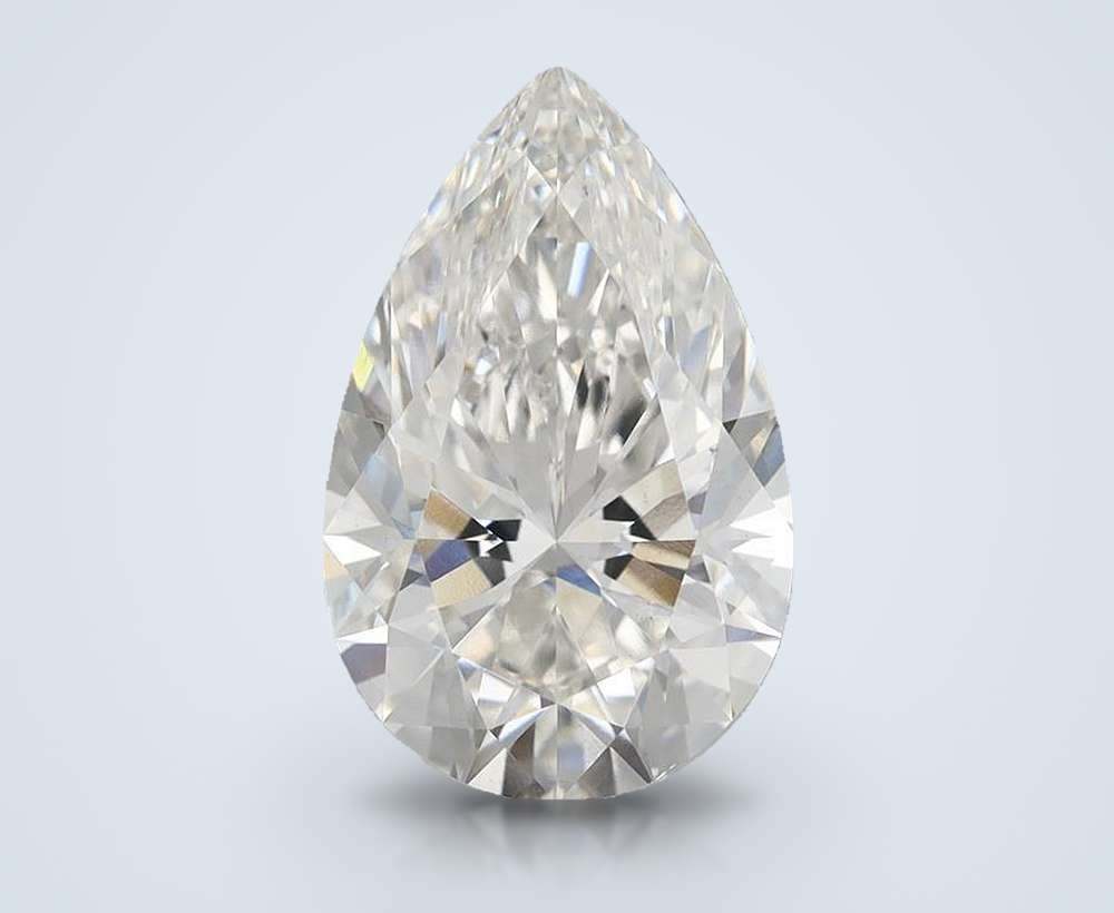 5.66 Carat Pear Lab Diamond