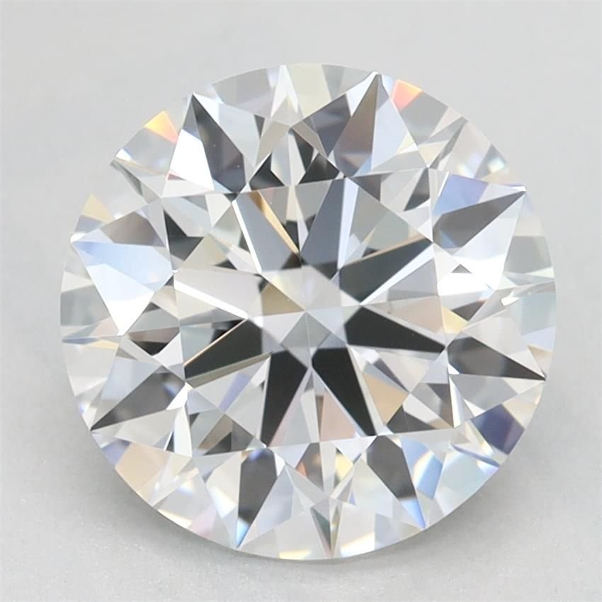 2.45ct D VVS1 Rare Carat Ideal Cut Round Lab Grown Diamond