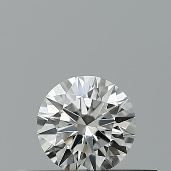 0.19ct H VVS1 Rare Carat Ideal Cut Round Diamond