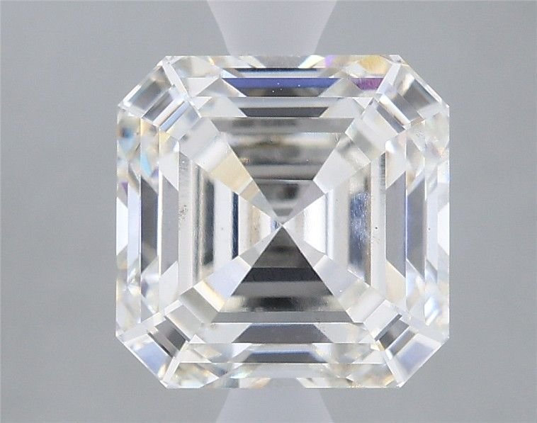 2.54ct G VS2 Rare Carat Ideal Cut Asscher Lab Grown Diamond