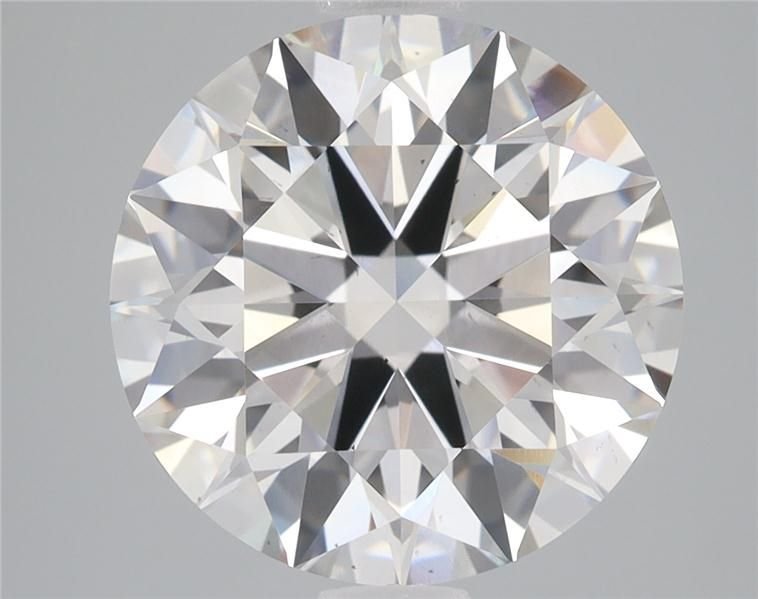 4.03ct H VS2 Rare Carat Ideal Cut Round Lab Grown Diamond