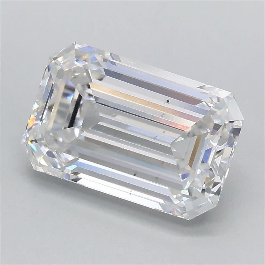 2.05ct D VS2 Rare Carat Ideal Cut Emerald Lab Grown Diamond