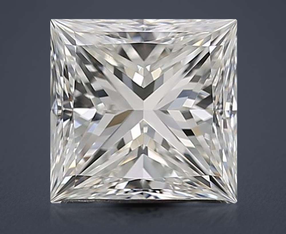 1.71 Carat Princess Natural Diamond