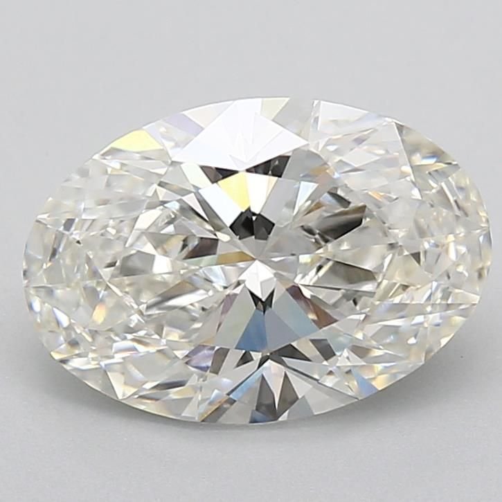 3.02ct F VVS2 Rare Carat Ideal Cut Oval Lab Grown Diamond