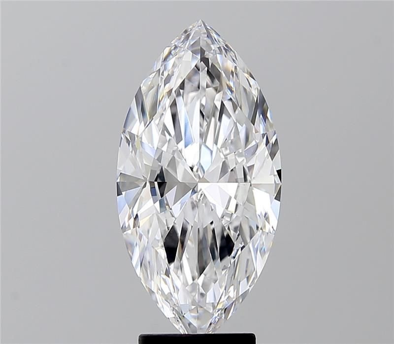 4.07ct D FL Rare Carat Ideal Cut Marquise Diamond