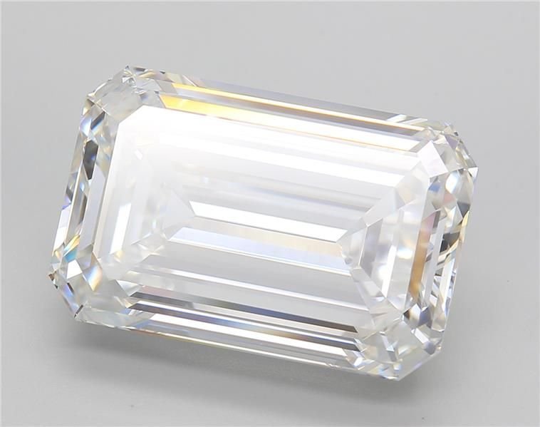 15.01ct F VS1 Excellent Cut Emerald Lab Grown Diamond