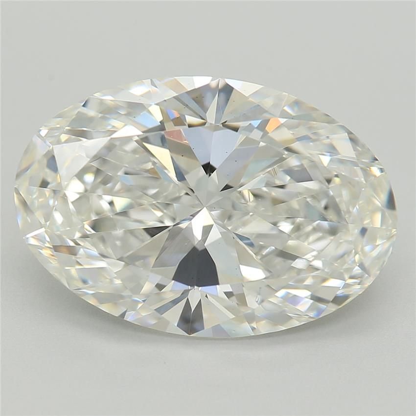 4.07ct F VS1 Rare Carat Ideal Cut Oval Lab Grown Diamond