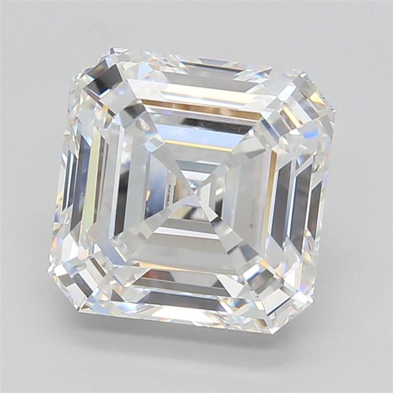 5.06ct D VVS1 Rare Carat Ideal Cut Asscher Lab Grown Diamond