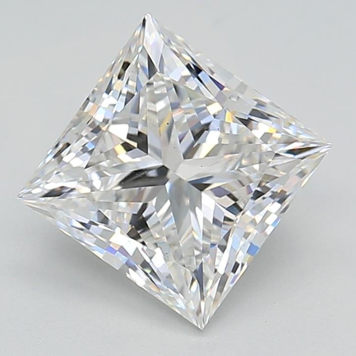 2.48ct E VS2 Rare Carat Ideal Cut Princess Lab Grown Diamond